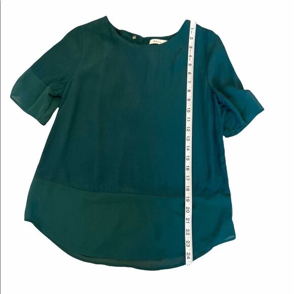 REITMANS Teal Light Scoop Neck 3/4 Sleeve Top XS - Picture 5 of 8